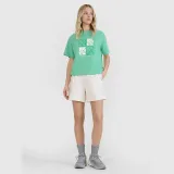 Dámské oversize tričko s potiskem - zelené · záber 2