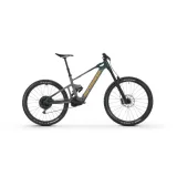 Horské elektrokolo MONDRAKER Dune Carbon R, nimbus grey obsidian grey dense yellow · záber 1