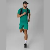 Pánské rychleschnoucí běžecké šortky - zelené · záber 1