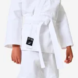 DECATHLON Kimono na judo pre detských začiatočníkov biele 110 cm · záber 2