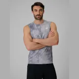 Tréninkové tričko regular rychleschnoucí pánské - šedé · záber 1