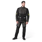 Moto bunda W-TEC Daimick Farba čierno-šedá, · záber 4