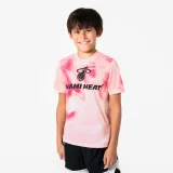 TARMAK Detské basketbalové tričko 900 NBA Miami Heat červenofialové 8-9 r (131-140 cm) · záber 1