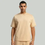 Тениска Oversized Heavy Sandshell - STRIX - Размер: XXL | Цвят: béžová | Тегло: 0,371 g | Опаковка: 50 · záber 1