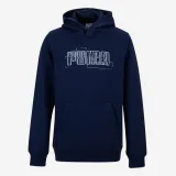 PUMA Detská mikina s kapucňou a potlačou modrá 11-12 r (152 cm) · záber 1