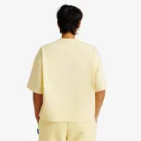 DECATHLON Dámske oversize crop tričko bledožlté XS [Krátky] · záber 2