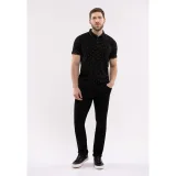 Pánské polo tričko s krátkým rukávem VOLCANO O-GOTI-700-BLACK · záber 5