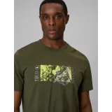 Pánské tričko s krátkým rukávem 4F TSHIRT M2823-43S-KHAKI · záber 7