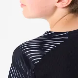 KIPSTA Detský futbalový dres Wavy Club čierno-biely 8-9 r (131-140 cm) · záber 2