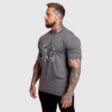 Pánske tričko Iron Aesthetics Tactical, sivé · záber 4
