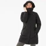 QUECHUA Dámska nepremokavá turistická parka NH500 čierna S · záber 1