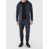 Pánska tréningová mikina so zipsom 4F SWEATSHIRT FNK M631-22M-ANTHRACITE MELANGE · záber 5