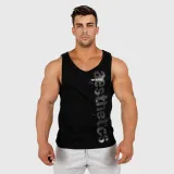 Pánske fitness tielko Iron Aesthetics Cross, čierne · záber 4