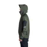 Pánská turistická softshellová bunda NORTHFINDER BRIO-550blackdarkgreen · záber 2