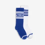 DECATHLON Ponožky Mid Calf modré a biele 2 páry 39-42 · záber 1
