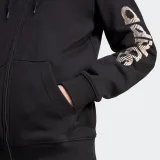 ADIDAS ADIDAS dámska mikina na zips s kapucňou na cvičenie čierna XS · záber 2
