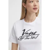 Dámské tričko s krátkým rukávem VANS GO ANYPLACE CREW CROP II-WHITE · záber 5
