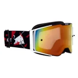 RedBull Spect Torp, čierno/biele matné, červené zrkadlové plexi · záber 1