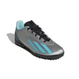 Juniorské fotbalové kopačky turfy ADIDAS X CRAZYFAST MESSI 4 SILVMT BLIBLU CBLACK_IE4068_tf · záber 1