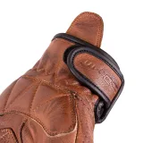 Kožené moto rukavice W-TEC Dahmer Farba tmavo hnedá, · záber 5
