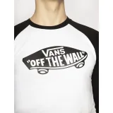 Pánské tričko s krátkým rukávem VANS STYLE 76 RAGLAN-WHITE-BLACK · záber 5