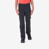 QUECHUA Detské turistické softshellové nohavice MH500 7-15 r sivo-čierne 14-15 r (160-166 cm) · záber 1