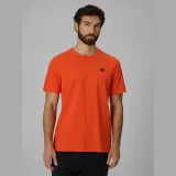 Pánské regular hladké tričko - oranžové · záber 1