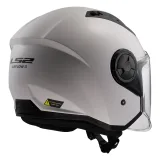 LS2 OF616 Airflow II Solid Gloss White 3XL (65-66) · záber 4