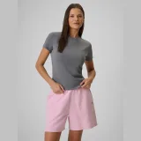 Dámské slim žebrované tričko - šedé · záber 1