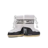 Vysoké zimní boty MOON BOOT MB ICON NYLON, NA02 BLACK WHITE · záber 3