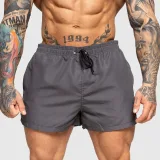 Pánské plavky Iron Aesthetics Beach Mode, šedé · záber 2