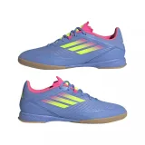 Pánské halové fotbalové kopačky ADIDAS F50 League M IC blue fusion lucid lemon lucid pink · záber 4