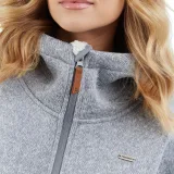 Dámska zateplená mikina so zipsom FUNDANGO Ara Fleece Jacket-745- grey heather · záber 4