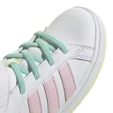Dívčí rekreační obuv ADIDAS Grand Court Mid cloud white clear pink ice yellow · záber 5