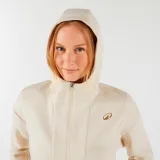 KUIKMA Dámska tenisová mikina na zips s kapucňou béžová 2XL · záber 2