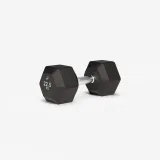 DOMYOS Šesťhranná činka Hex Dumbbell 22,5 kg pro bez · záber 1