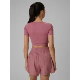 Dámské tréninkové tričko s krátkým rukávem 4F TSHIRT FNK F1812-56S-LIGHT PINK · záber 4