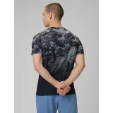 Pánské tréninkové tričko s krátkým rukávem 4F TSHIRT FNK M1787-25A-GREY ALLOVER · záber 4