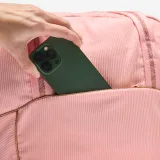 DOMYOS Dievčenská menčestrová taška na tanec perleťovo ružová bez · záber 2