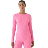 Dámské tréninkové tričko s dlouhým rukávem 4F LONGSLEEVE FNK-WAW24TFLOF250-54S-PINK · záber 1