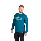 Pánské turistické tričko s dlouhým rukávem NORTHFINDER STEWART-526inkblue · záber 2