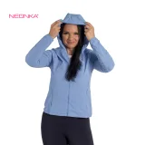 Dámská běžecká bunda ANTA Woven Track Top-WOMEN-862125602-3-Lavender Blue · záber 5