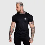 Pánske športové tričko Iron Aesthetics Circle, čierne · záber 3