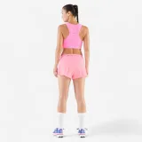 KIPRUN Dámsky bežecký crop top 900 Light Méline Rollin ružový 2XS · záber 2