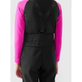 Dívčí lyžařské softshellové kalhoty 4F JUNIOR TROUSERS FNK-JWAW24TFTRF661-20S-DEEP BLACK · záber 5