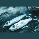 CAPERLAN Stickbait Exofly 130 F biely na morský rybolov bez · záber 2