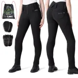 Dámske moto legíny W-TEC Nombutta s aramidom Farba čierna, · záber 1