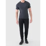 Pánské tréninkové tričko s krátkým rukávem 4F TSHIRT FNK M2141-22M-ANTHRACITE MELANGE · záber 5