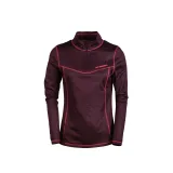 Dámska lyžiarska mikina s 1 2 zipsom FUNDANGO Vanda-398-aubergine · záber 4