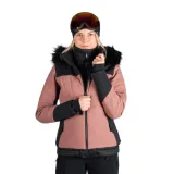 Dámská lyžařská bunda NORTHFINDER TAYLER-521roseblack · záber 1